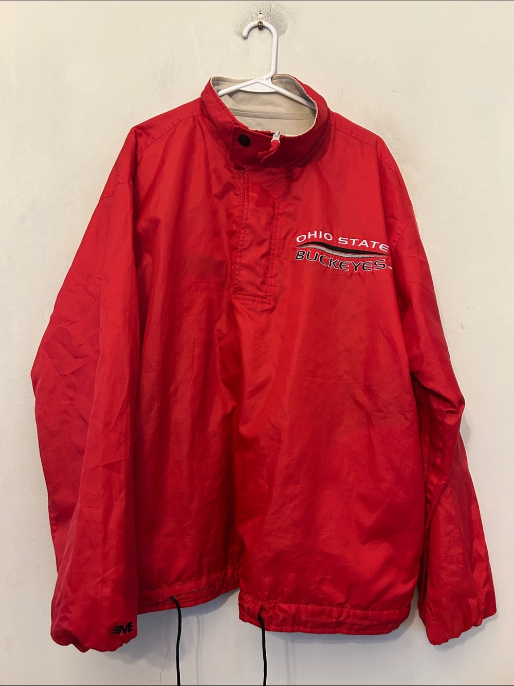 M Mirage Ohio State Buckeyes Red Pullover Jacket Size XL VGUC - Picture 1 of 11